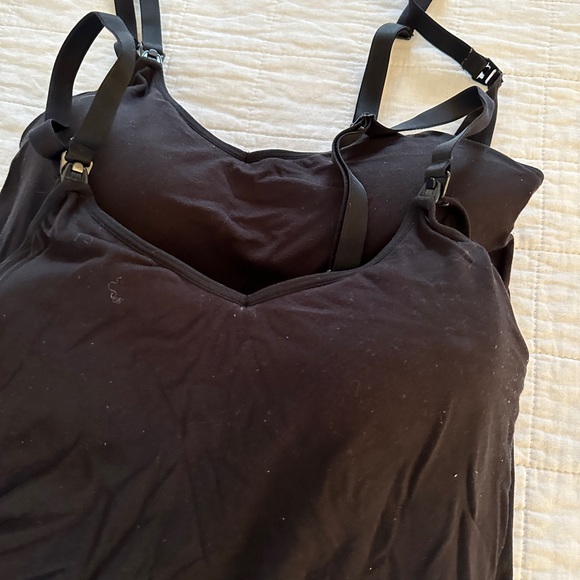 Black Padded Nursing Tank - Size Large (Bundle of 2!) - Picture 4 of 5